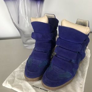 Isabel Marant Suede Wedge Sneakers (size 39)